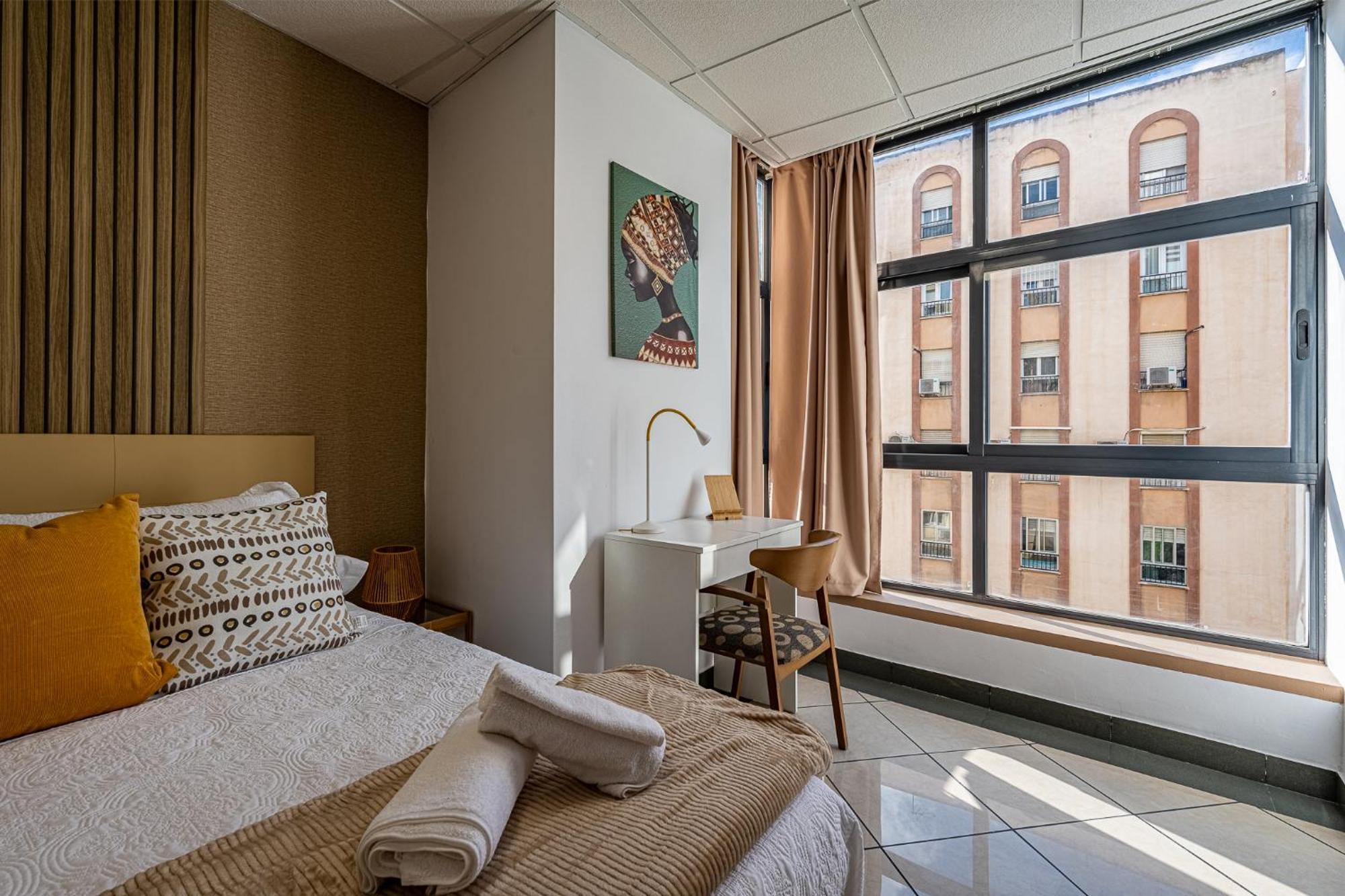 מאלגה Apartamento El Dorado Cerca Del Mar מראה חיצוני תמונה